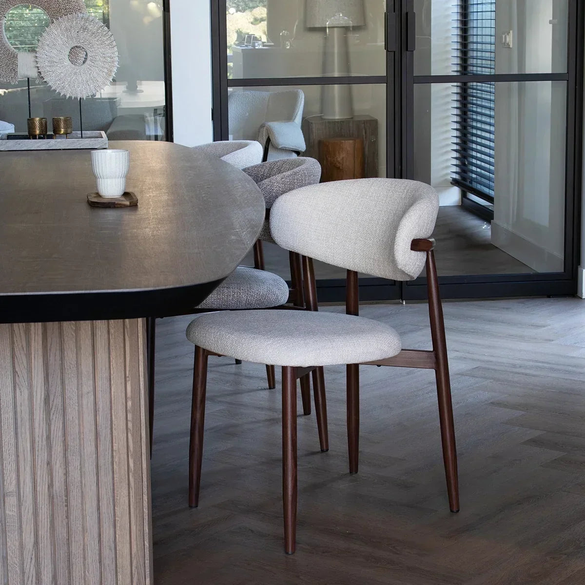 Rosalia Monaco | Sedie da pranzo in stile Japandi – Set da 4